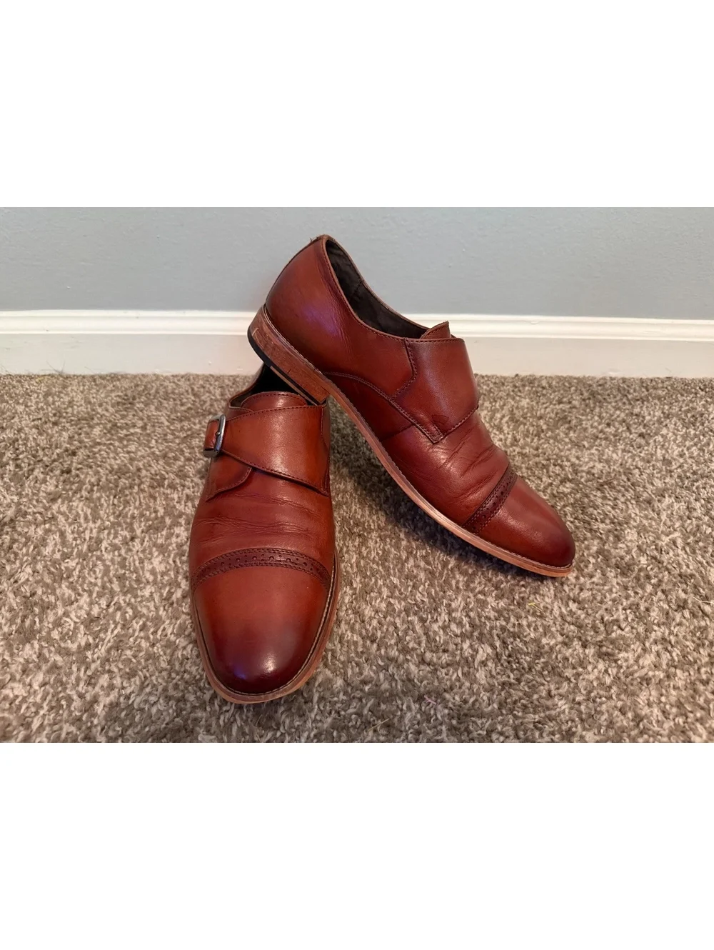 Stacy Adams Desmond Monk Strap Shoe Men’s 9.5